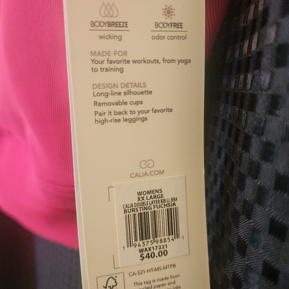 CALIA Women's Double Layer Bra - Picture 4 of 5